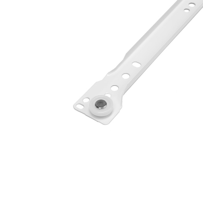 Роликовые направляющие ТУНДРА, L=350 мм, толщина 0,8 мм, белые, 2 шт. Роликовые направляющие ТУНДРА, L=350 мм, толщина 0,8 мм, белые, 2 шт.