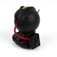 Световой прибор &laquo;Космонавт со звездой&raquo; 13 см, свечение RGB, пульт ДУ, 5 В, чёрный