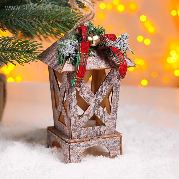 Новогодний декор с подсветкой «Сказка» 8,5х8,5х16 см Новогодний декор с подсветкой «Сказка» 8,5х8,5х16 см