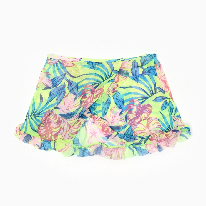 Купальник раздельный для девочек, цвет салатовый, рост 116-122 см