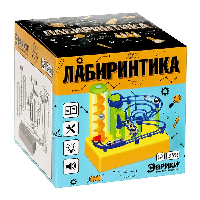 Конструктор электронный &laquo;Лабиринтика&raquo;, световые и звуковые эффекты, 20 деталей