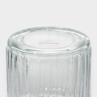 Банка стеклянная для хранения сыпучих продуктов Доляна &laquo;Варенье&raquo;, 250 мл, 8&times;13 см, с керамической крышкой