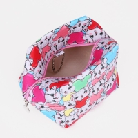 Косметичка-монетница на молнии, цвет розовый/красный Косметичка-монетница на молнии, цвет розовый/красный