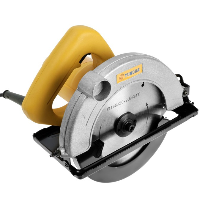Пила циркулярная ТУНДРА, 1000 Вт, 4500 об/мин, 185 мм Пила циркулярная ТУНДРА, 1000 Вт, 4500 об/мин, 185 мм