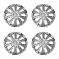 Колпаки колесные R16 "PROFI", серебристый карбон, комплект 4 шт Колпаки колесные R16 "PROFI", серебристый карбон, комплект 4 шт