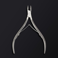 Кусачки маникюрные для кутикулы &laquo;Premium&raquo;, двойная пружина, 10,6 см, длина лезвия - 6 мм, на блистере, цвет серебристый