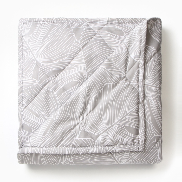 Покрывало LoveLife 2 сп &laquo;Листья монстеры&raquo;, 180х210&plusmn;5см, микрофайбер, 100% п/э