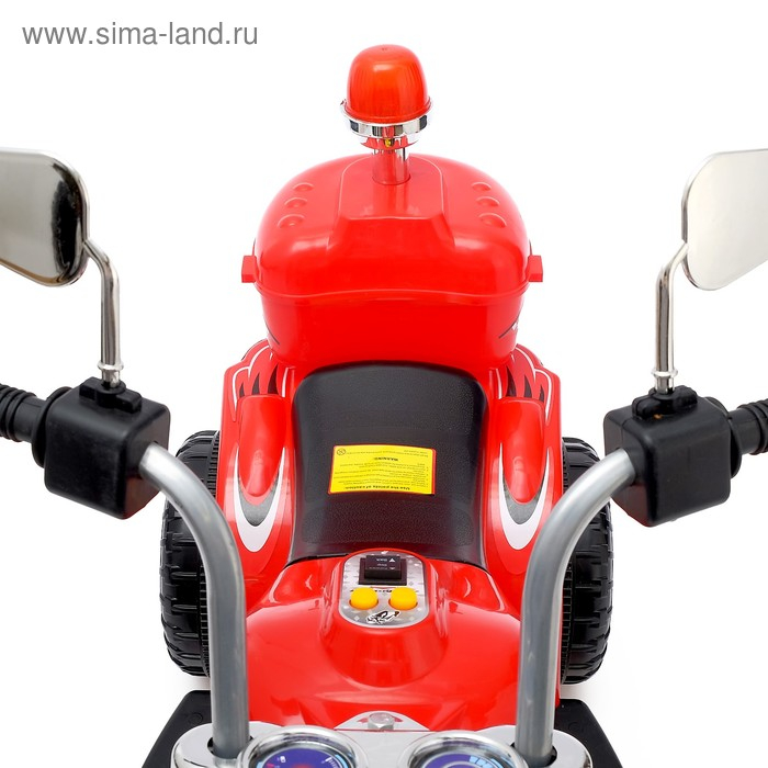 Электромобиль &laquo;Чоппер&raquo;, цвет красный