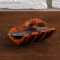 Сувенир дерево "Визитница рука" 10х7х4 см Сувенир дерево "Визитница рука" 10х7х4 см