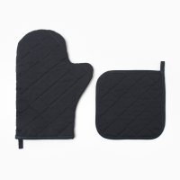 Набор кух. Этель Winter village варежка 20х28см, прихватка 19х19см,100%хл