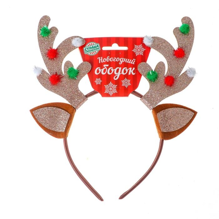 Карнавальный ободок &laquo;Рожки&raquo;, цвета МИКС