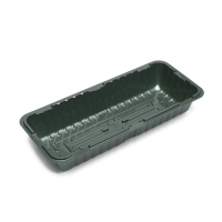 Мини-парник для рассады, 39.5 &times; 17 &times; 13 см, без вставок, тёмно-зелёный, Greengo