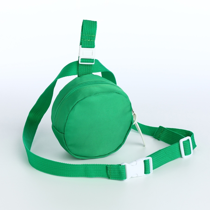 Сумка детская поясная на молнии &laquo;Выбражулька&raquo;, цвет зелёный