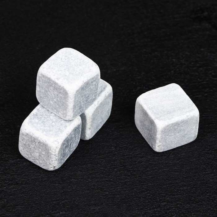 Набор &laquo;Самозанятый&raquo;, стакан стеклянный 250 мл, камни для виски, щипцы