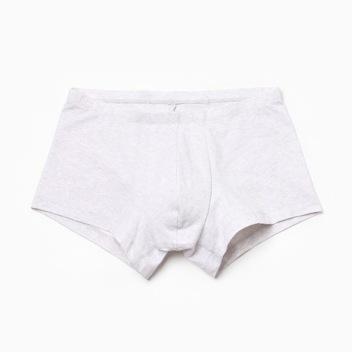 Трусы мужские боксеры, цвет серый меланж, размер 52 (XL)