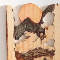 Панно интерьерное дерево "Парящий орёл" 12х0,7х19 см Панно интерьерное дерево "Парящий орёл" 12х0,7х19 см