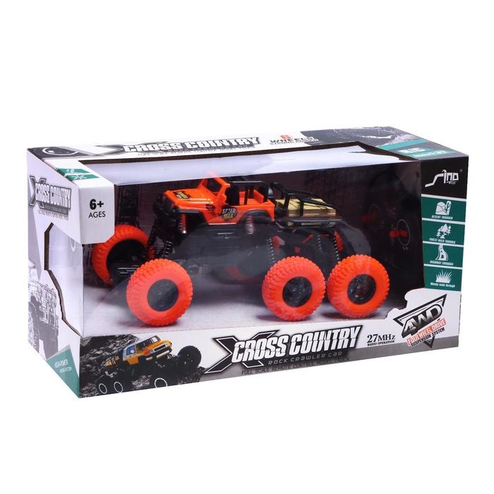 Джип радиоуправляемый &laquo;Монстр 6x6&raquo;, работает от аккумулятора, МИКС