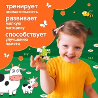 Пазл в металлической коробке «Синий трактор», 35 деталей Пазл в металлической коробке «Синий трактор», 35 деталей