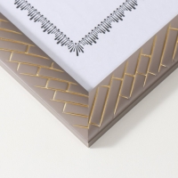 Фоторамка пластик формат А4 "Кирпичная кладка" серая 34,8х25 см