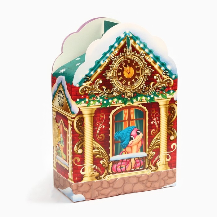 Сладкий подарок &laquo;Сказочный дом&raquo;: шоколадные конфеты с раскраской, 500 г.