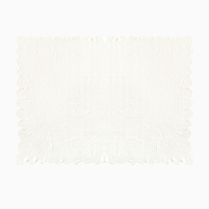 Скатерть Доляна Ажур цв.бежевый 140*200 &plusmn;5 см, 100%п/э