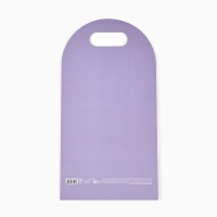 Переноска для цветов с вырезными сердечками &laquo;Только для тебя!&raquo;,сиреневая 20 &times; 30 &times; 8 см