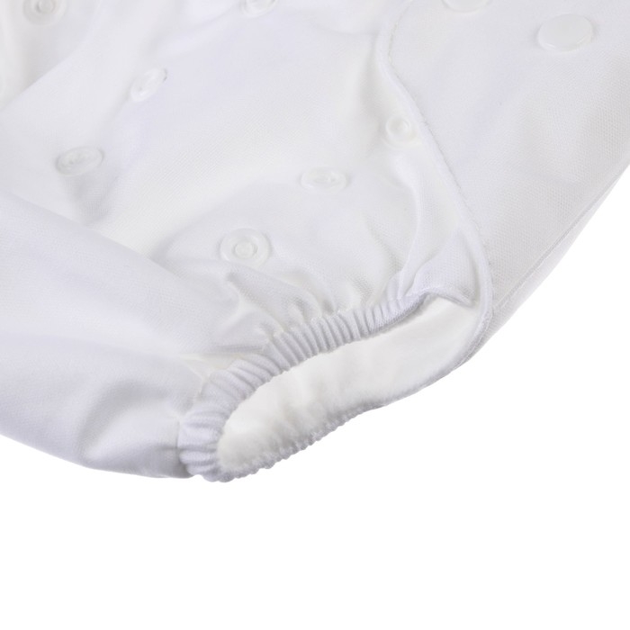 Многоразовый подгузник, 3-15 кг, цвет белый, Крошка Я Многоразовый подгузник, 3-15 кг, цвет белый, Крошка Я