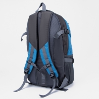 Рюкзак туристический на молнии, 22/27 л, 3 наружных кармана, с расширением, цвет голубой Рюкзак туристический на молнии, 22/27 л, 3 наружных кармана, с расширением, цвет голубой