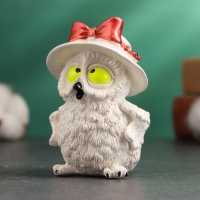 Фигура "Сова в шляпе" 10х5х5см