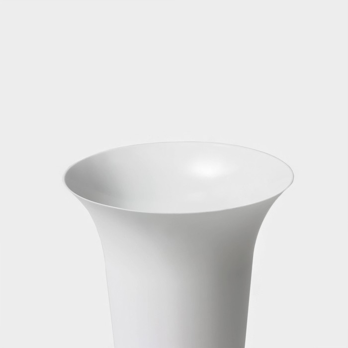 Ваза для цветов под срезку, 3 л, пластиковая, цвет белый Ваза для цветов под срезку, 3 л, пластиковая, цвет белый