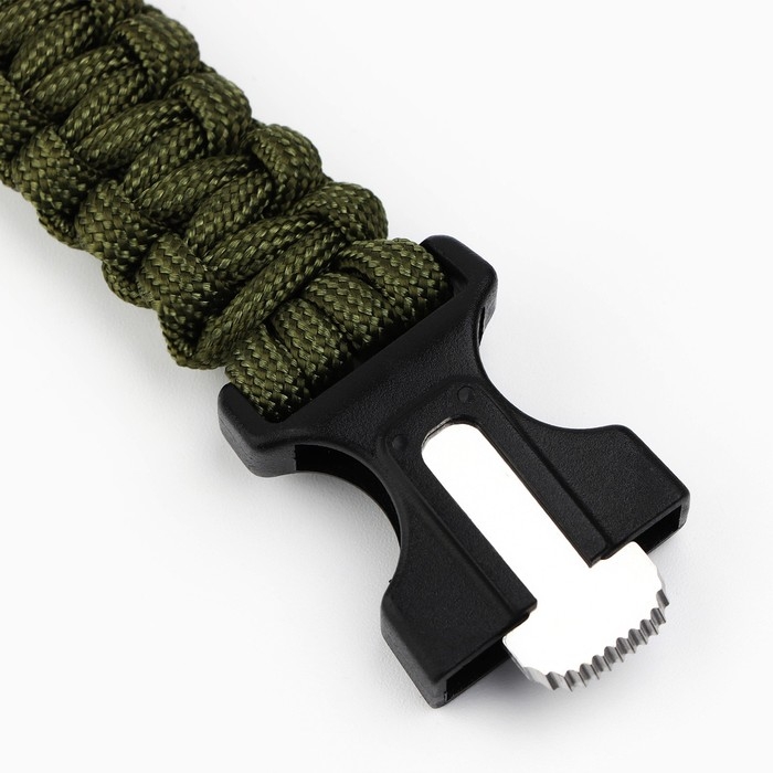 Браслет для выживания «Сильный духом», 26 х 2,5 см. Браслет для выживания «Сильный духом», 26 х 2,5 см.