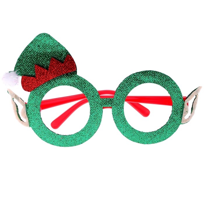 Карнавальные очки &laquo;Новогодний эльф&raquo;
