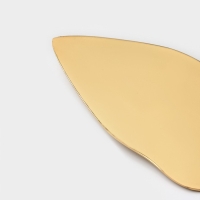 Набор для торта Elegance, 2 предмета: нож длина 28 см, лопатка длина 26 см, цвет золотой