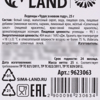 Новый год! Леденцы &laquo;Новый год: Чудес&raquo; погремушка, 25 г.