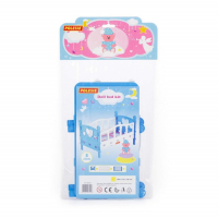 Кроватка для кукол сборная, 5 элементов, в пакете, МИКС Кроватка для кукол сборная, 5 элементов, в пакете, МИКС