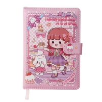 Записная книжка подарочная, А6+,132 листа, цветной блок, с фигурным хлястиком, обложка пвх, "Аниме", МИКС Записная книжка подарочная, А6+,132 листа, цветной блок, с фигурным хлястиком, обложка пвх, "Аниме", МИКС