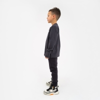 Футболка детская с дл.рук. KAFTAN "Trendy" р.32 (110-116), серый