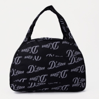 Сумка дорожная женская на молнии, держатель для чемодана, цвет чёрный Сумка дорожная женская на молнии, держатель для чемодана, цвет чёрный