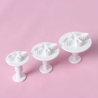 Набор плунжеров кондитерских Доляна &laquo;Птица&raquo;, 3 шт, 4,5&times;5 см