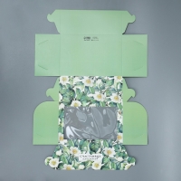 Коробка для капкейков, кондитерская упаковка двухсторонняя, 6 ячеек &laquo;Счастливых моментов&raquo;, 25 х 17 х 10 см