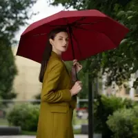 Зонт складной Ribbo, красный Зонт складной Ribbo, красный