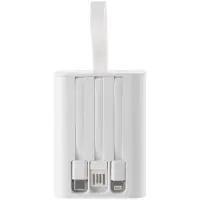 Аккумулятор c быстрой зарядкой Trellis Quick 10000 мАч, белый Аккумулятор c быстрой зарядкой Trellis Quick 10000 мАч, белый