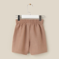 Костюм детский домашний (рубашка и шорты) SL HOME р 32 (110-116), кофейный