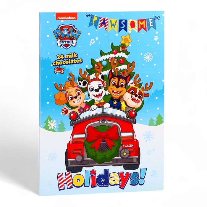 Адвент календарь Адвент календарь "Щенячий патруль", микс, 75 г