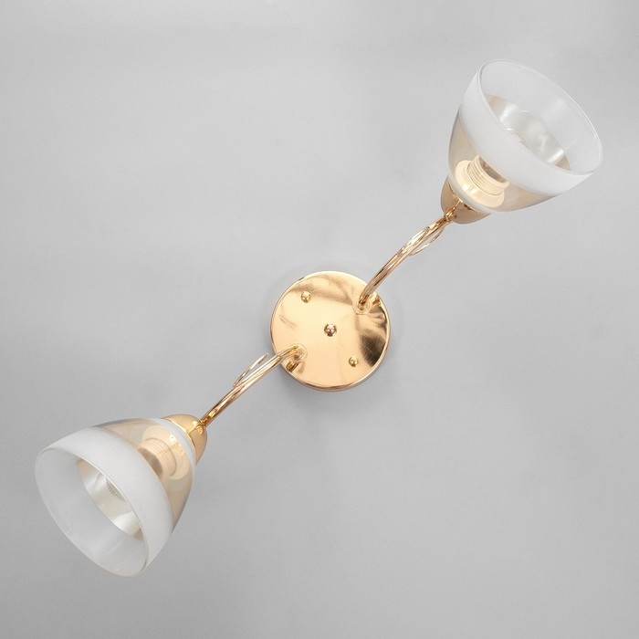 Люстра "Августин" 2х40Вт Е27 золото 58х13,5х23см Ritter