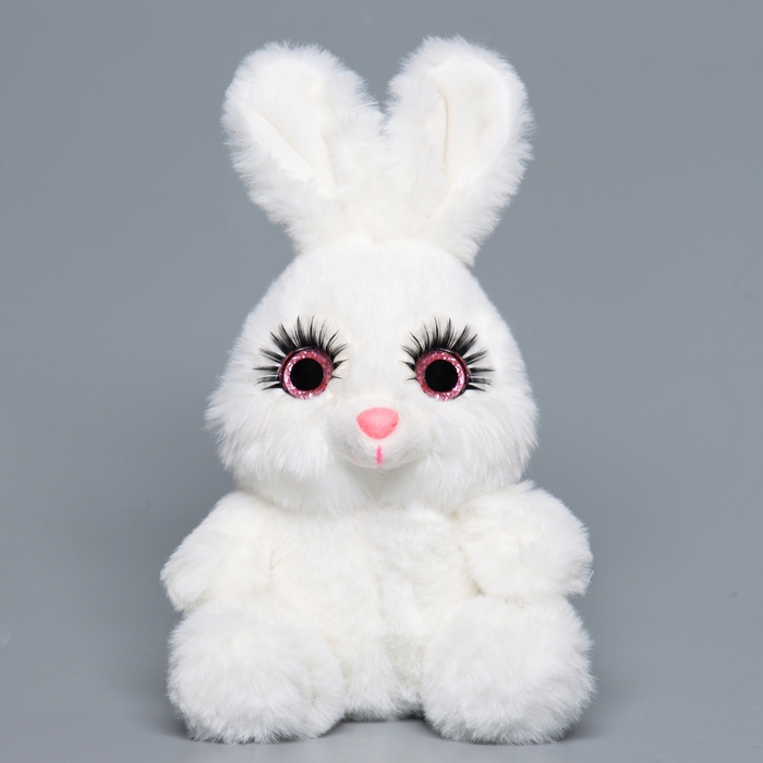 Мягкая игрушка «Зайка», цвет белый Мягкая игрушка «Зайка», цвет белый