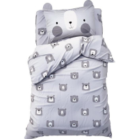 Постельное белье &laquo;Этель&raquo; 1,5 сп Gray bear 143х215 см, 150х214 см, 50х70 см -1 шт