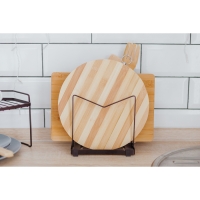 Доска разделочная Доляна &laquo;Зебра&raquo;, d=25 см, бамбук