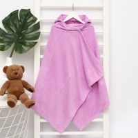 Полотенце-уголок LoveLife "Зая", цв. фиолетовый, 70х140 см, 100% п/э, микрофибра 280 г/м2 Полотенце-уголок LoveLife "Зая", цв. фиолетовый, 70х140 см, 100% п/э, микрофибра 280 г/м2