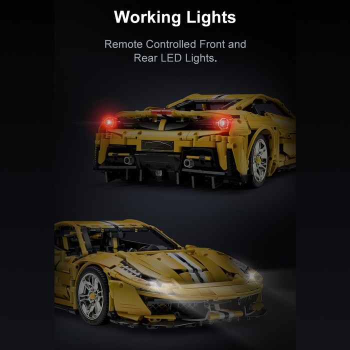 Конструктор радиоуправляемый &laquo;Спорткар&raquo;, 3187 деталей